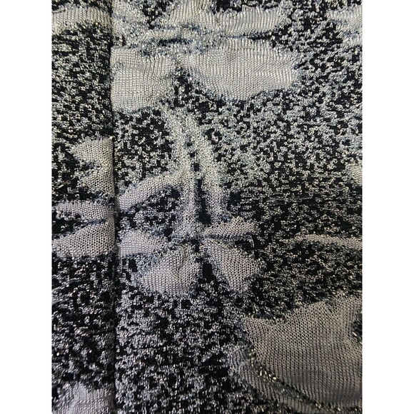 Vintage Metallic Thread Whisper Blouse Womens S Floral Y2K Fashion Made In USA - Picture 10 of 11